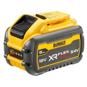 Acumulator Li-Ion DeWALT DCB547, XR FLEXVOLT 18V/54V, 9 Ah, compatibilitate multipla, fara efect de memorie, indicator nivel de incarcare, compatibil cu toate uneltele electrice...
